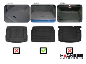 FIAT 500L Cargo Liner - Pro Line - Black - Middle (2014-2020)